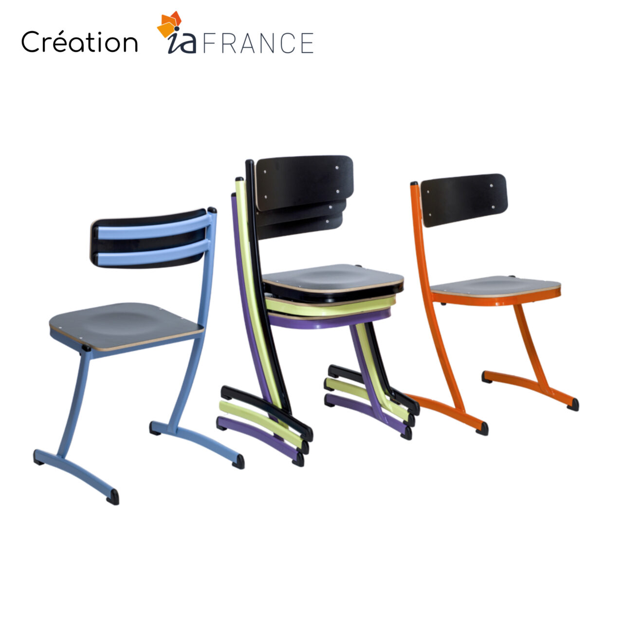 Chaise scolaire du Programme 3.4.5., chaise flexible