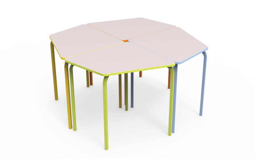 Table flexible 3.4.5© Square « Pieds carrés »