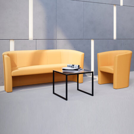 Banquette et fauteuil Club pour entreprise, pour créer un espace convivial